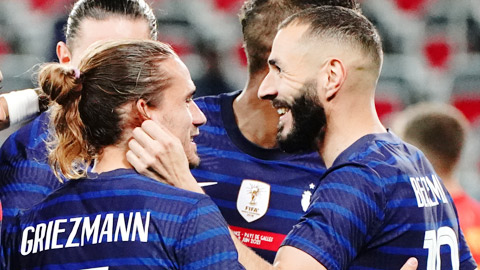 ĐT Pháp: 'Song kiếm' Griezmann – Benzema cùng nhau bùng nổ