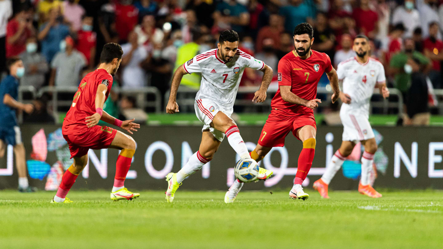 UAE có trận đấu đầy khó khăn trên sân của Syria - Ảnh: AFC 
