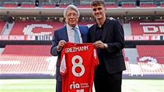 Griezmann cắt mái tóc lãng tử, nhận áo số 8 khi ra mắt Atletico Griezmann cắt mái tóc lãng tử, nhận áo số 8 khi ra mắt Atletico