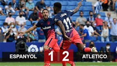 Kết quả Espanyol 1-2 Atletico: Chiến thắng ở phút bù giờ thứ 9 Kết quả Espanyol 1-2 Atletico: Chiến thắng ở phút bù giờ thứ 9