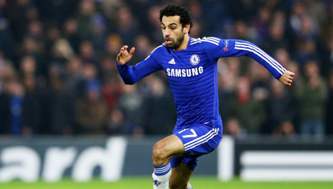  Salah ghi nhập Chelsea tháng 1/2014 sau khi ghi bàn vào lưới The Blues ở hai trận vòng bảng Champions League.