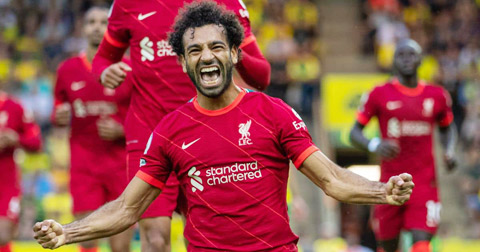 Salah trở lại Ngoại hạng Anh khoác áo Liverpool.