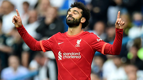 Klopp bay bổng với cột mốc 100 bàn của Salah sau trận Leeds vs Liverpool