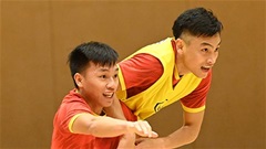 ĐT futsal Việt Nam hưng phấn trước trận gặp Brazil ĐT futsal Việt Nam hưng phấn trước trận gặp Brazil