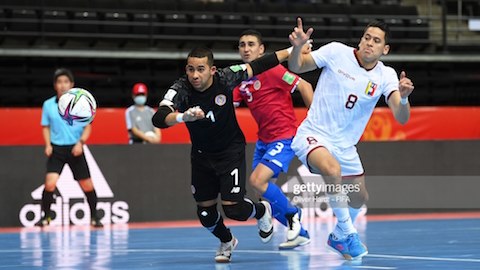 FIFA Futsal World Cup 2021: Venezuela là đội đầu tiên của bảng A giành vé vào vòng 1/8