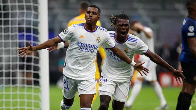 Camavinga châm ngòi cho bàn thắng duy nhất của Rodrygo ở trận Real gặp Inter