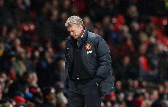 Moyes thất bại thảm hại khi dẫn dắt Man United