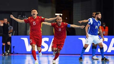 ĐT futsal Việt Nam gặp Nga hoặc Kazakhstan ở vòng 1/8 futsal World Cup 2021
