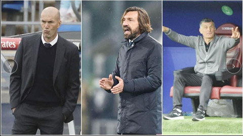 Zidane, Conte & TOP 10 HLV nổi tiếng đang thất nghiệp