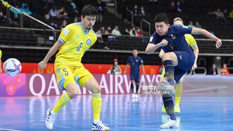 Kết quả futsal Kazakhstan 7-0 futsal Thái Lan: Người Thái chia tay World Cup trong thất vọng