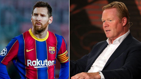 Koeman: "Messi là một... bạo chúa trên sân tập" Koeman: "Messi là một... bạo chúa trên sân tập"