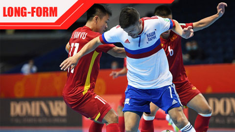 7 giây rúng động của Gấu Nga trước Futsal Việt Nam  