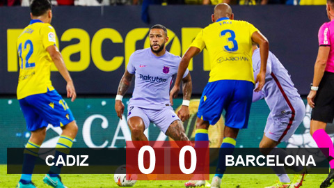 Kết quả Cadiz 0-0 Barcelona: Báo động đỏ cho Koeman