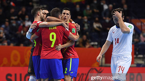 Đội bóng hòa với ĐT futsal Việt Nam bị loại ở vòng 1/8 Futsal World Cup Đội bóng hòa với ĐT futsal Việt Nam bị loại ở vòng 1/8 Futsal World Cup