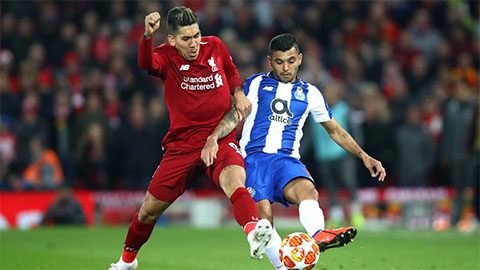 Đội hình dự kiến Porto vs Liverpool: Firmino đá chính trở lại?