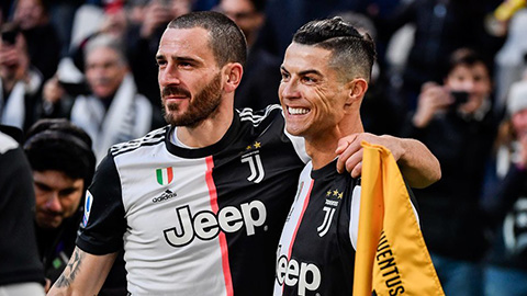 Bonucci: 'Ronaldo khiến Juventus lười biếng'
