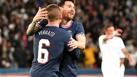 Messi và Verratti, sự kết hợp tuyệt vời
