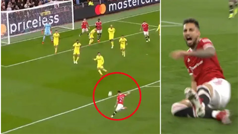 Man United vs Villarreal: Telles 'sao chép' khoảnh khắc thiên tài của Robben
