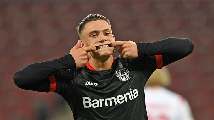 Wirtz đã ghi 10 bàn ở Bundesliga sau 41 lần ra sân