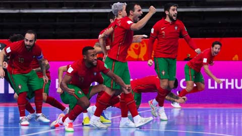 Thắng nghẹt thở tuyển futsal Kazakhstan, tuyển futsal Bồ  Đào Nha gặp Argentina ở chung kết Futsal World Cup 2021