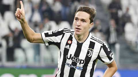 Juventus: Allegri cần tiếp tục để Chiesa đá trung phong