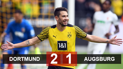 Kết quả Dortmund 2-1 Augsburg: Dortmund lên ngôi nhì bảng Kết quả Dortmund 2-1 Augsburg: Dortmund lên ngôi nhì bảng