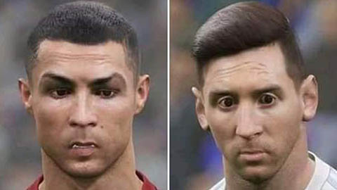 Ronaldo hóa 'Ma cà rồng', Messi trố mắt ngơ ngác trong eFootball 2022
