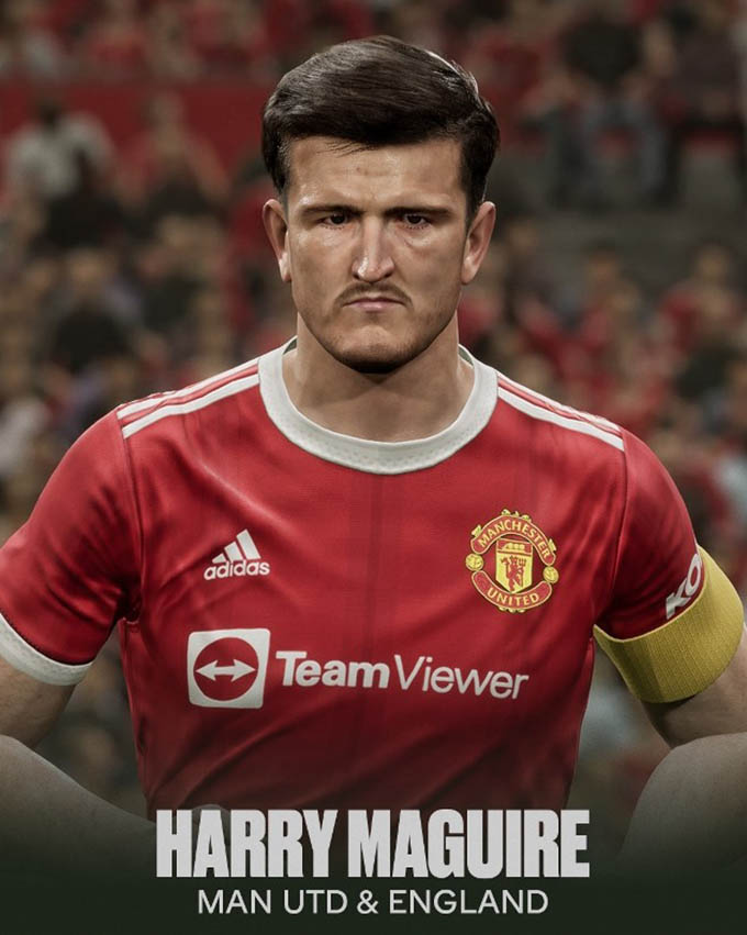 Harry Maguire (Man United) có lẽ sẽ nghĩ đây là phiên bản của chính anh sau khoảng 10 năm nữa