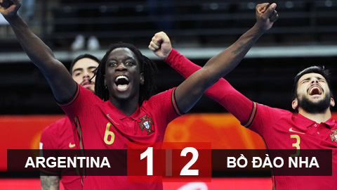 Kết quả Argentina 1-2 Bồ Đào Nha: Bồ Đào Nha vô địch futsal World Cup 2021 