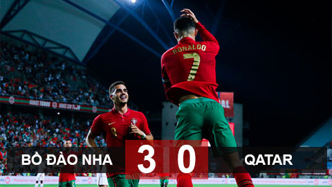 Kết quả Bồ Đào Nha 3-0 Qatar: Ronaldo ghi bàn, Bồ Đào Nha đè bẹp nhà vô địch châu Á