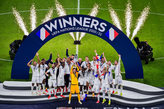 Pháp là đội tuyển đầu tiên vô địch cả World Cup, EURO và Nations League