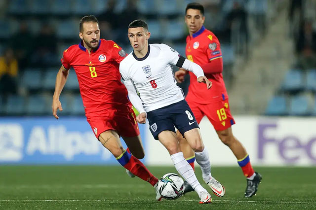 Foden được bầu là “Cầu thủ xuất sắc nhất trận” ở chiến thắng 5-0 trước Andorra