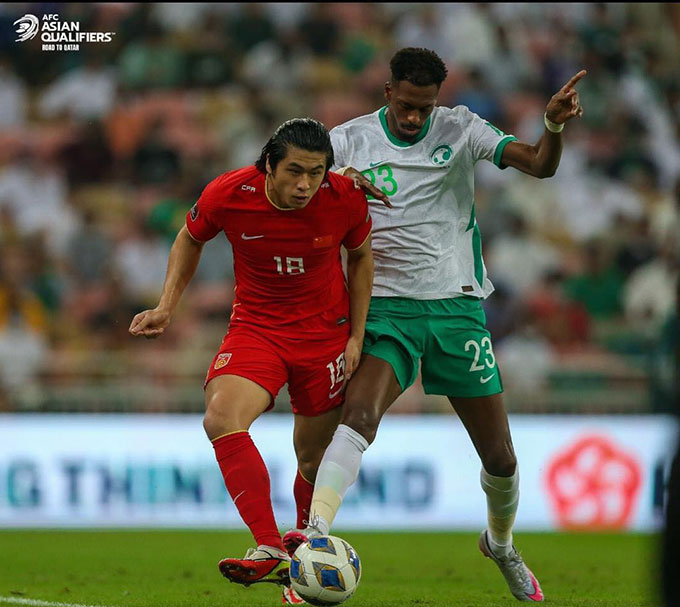 Trung Quốc sử dụng nhiều cầu thủ nhập tịch nhưng vẫn không chất lượng bằng Saudi Arabia