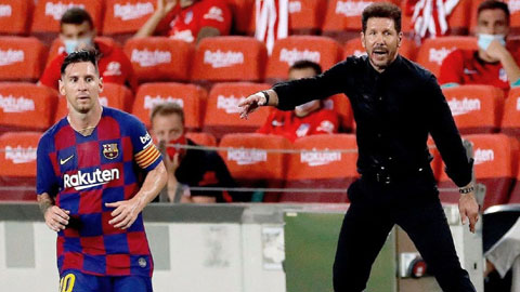 Atletico chậm chân, nên vuột mất Messi
