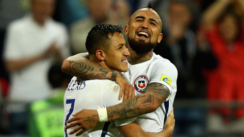 Với những ngôi sao hàng đầu như Vidal, Sanchez... Chile sẽ không khó vùi dập Venezuela