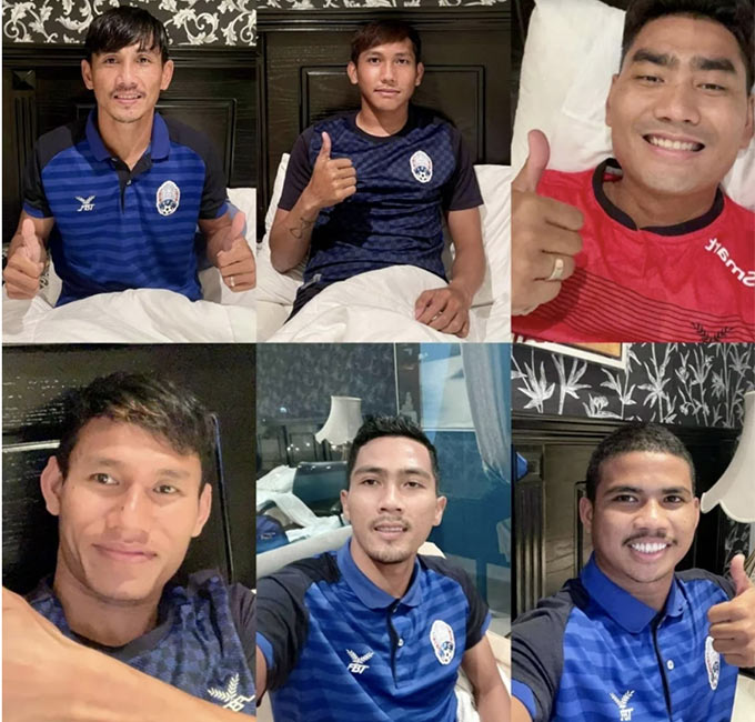 6 cầu thủ Campuchia bị nhiễm Covid-19 sau vòng play-off Asian Cup 2023 