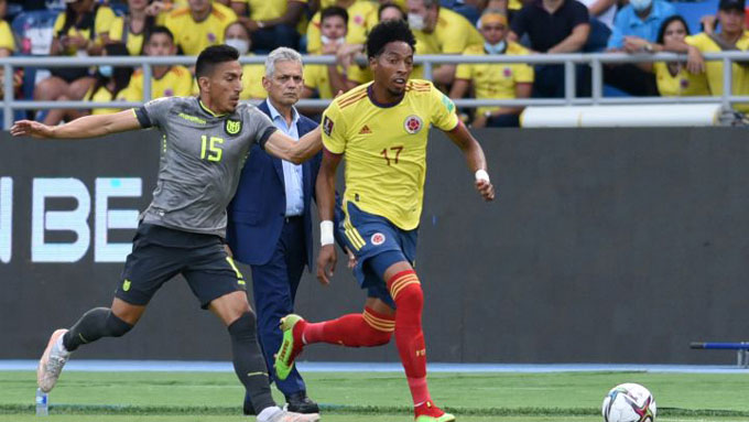 Colombia và Ecuador cầm hòa nhau không bàn thắng