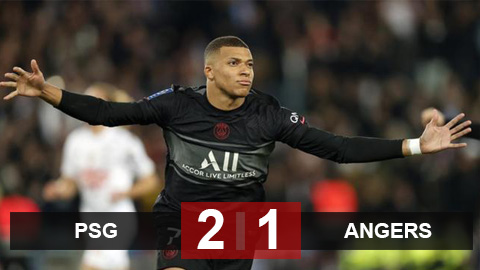 Kết quả PSG 2-1 Angers: Ngược dòng nghẹt thở Kết quả PSG 2-1 Angers: Ngược dòng nghẹt thở