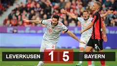 Kết quả Leverkusen 1-5 Bayern: Giúp Bayern hủy diệt Leverkusen, Lewandowski bắt kịp thành tích của Haaland