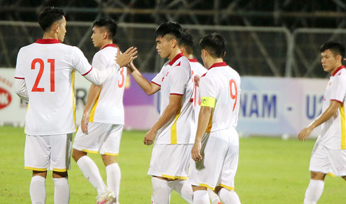 U23 Việt Nam có nhiều cơ hội để thắng cả 2 trận trước Myanmar và Đài Bắc Trung Hoa - Ảnh: VFF 