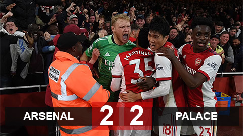 Kết quả Arsenal 2-2 Crystal Palace: Pháo thủ hút chết tại Emirates Kết quả Arsenal 2-2 Crystal Palace: Pháo thủ hút chết tại Emirates
