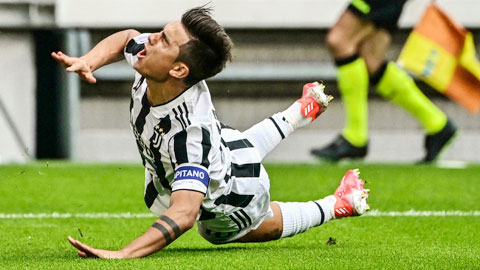 Juventus mất Dybala thêm ít nhất 2 trận nữa