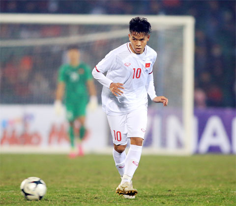 Hữu Thắng coi vòng loại U23 châu Á là cơ hội thể hiện mình 	Ảnh: Minh Tuấn