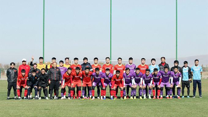 U23 Việt Nam tích cực tập luyện chuẩn bị cho vòng loại U23 châu Á 2022
