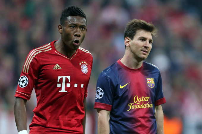 Alaba từng nhiều lần khiến Barca ôm hận khi còn khoác áo Bayern