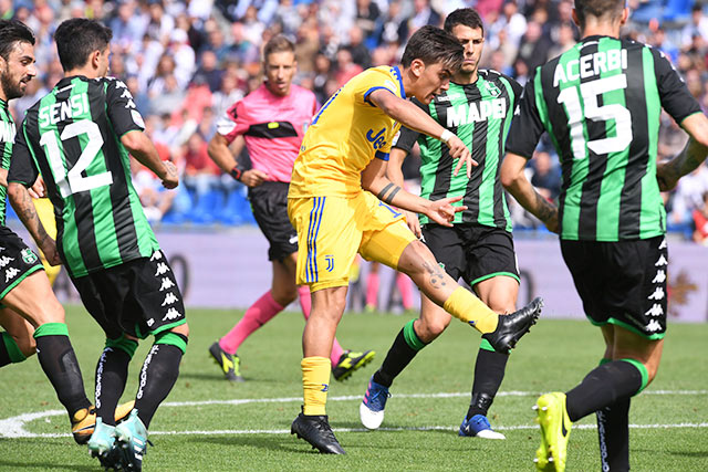 Dybala từng 5 lần ghi bàn vào lưới Sassuolo trong sự nghiệp. 