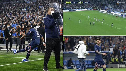 Messi bị truy đuổi trong trận cầu hỗn loạn giữa PSG và Marseille