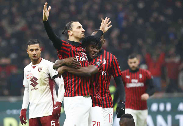 Torino khó cản được bước tiến của Milan