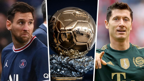 Lộ kết quả Quả bóng vàng 2021: Lewandowski chiến thắng Messi?