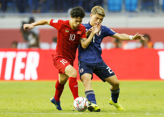 Công Phượng từng gây nhiều khó khăn cho hàng thủ Nhật Bản tại Asian Cup 2019 - Ảnh: Đức Cường